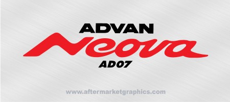 Advan Neova Tires Decals - Pair (2 pieces)